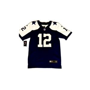 Dallas Cowboys Staubach #12 Nike Jersey NWT Men’s Medium Navy